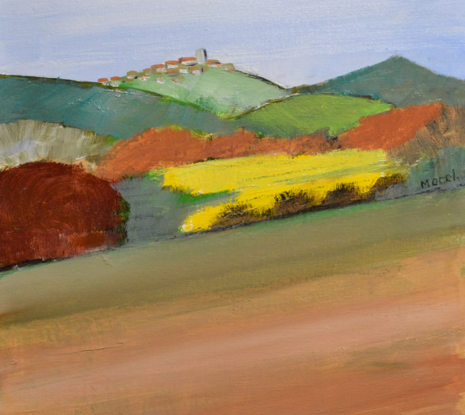 tableau Philippe Morel Peinture Collines, tableau de Philippe Morel